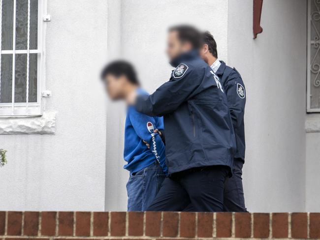 A 19-year-old Rockdale man was arrested at his home on Thursday morning by AFP officers. Pictures: AFP