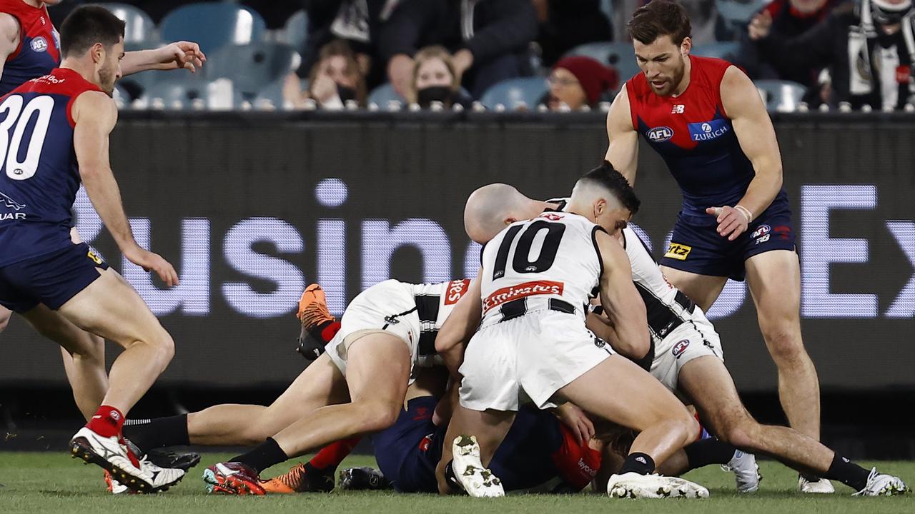 The Pies got Maynard’s message. Photo by Darrian Traynor/Getty Images