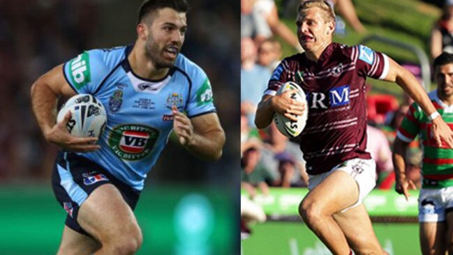 Who is NSW's number one? (L-R) James Tedesco and Tom Trbojevic.