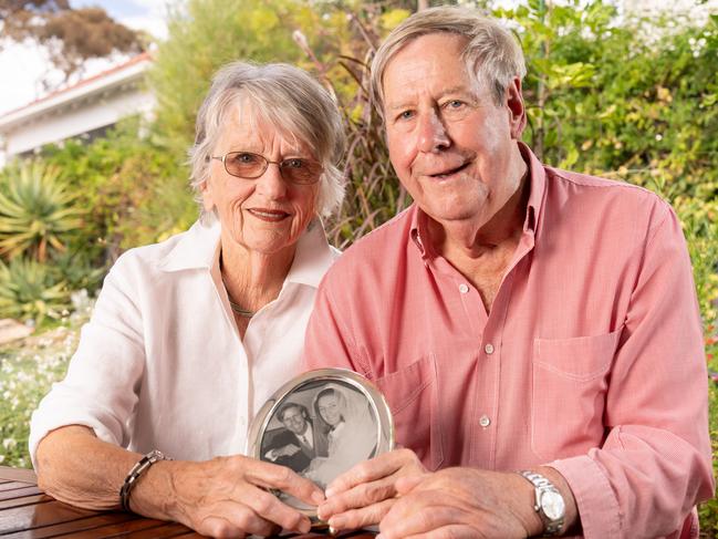 Friday 18th April 2025. Photo: Dianne & Fred Fairhead. Vietnam Veterans who met while both serving in Vietnam. Picture: Tim Joy