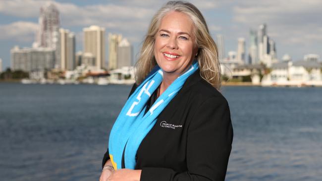 Gold Coast Titans co-owner Rebecca Frizelle. Picture: Glenn Hampson