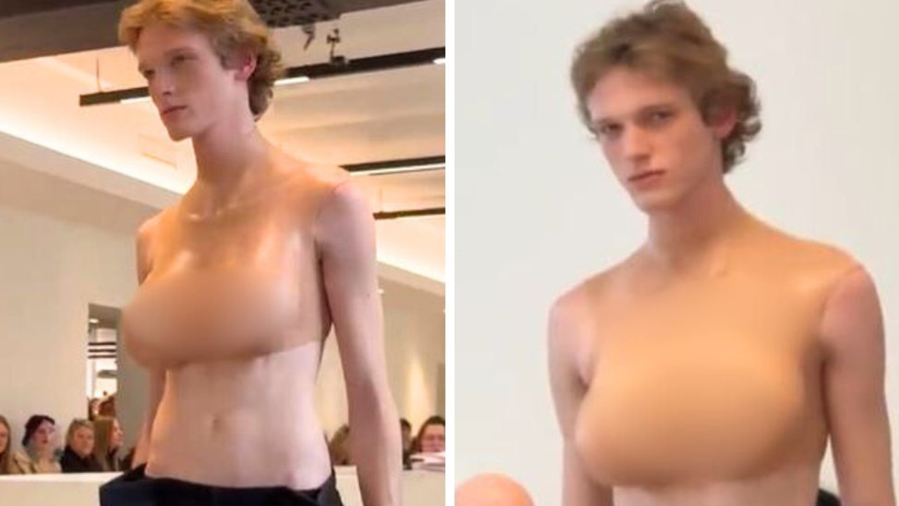 Model’s huge ‘breasts’ shock onlookers