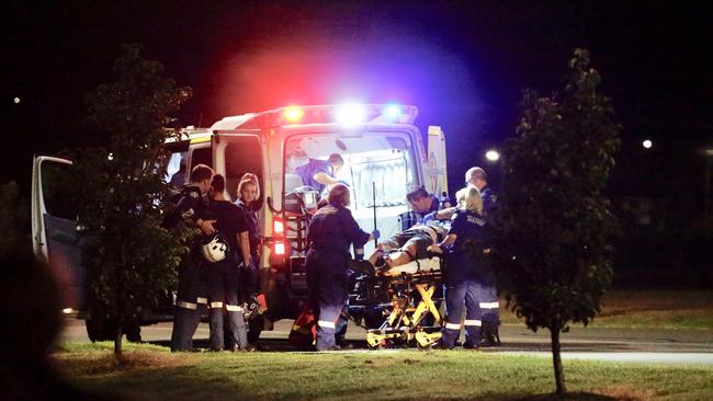 The man was intubated and taken to Westmead Hospital. Picture: Picture: Steve Tyson