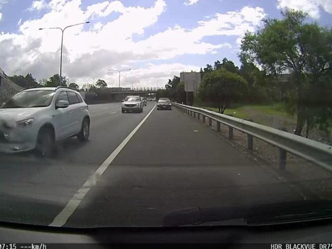 Hit and run crash on major Brisbane motorway