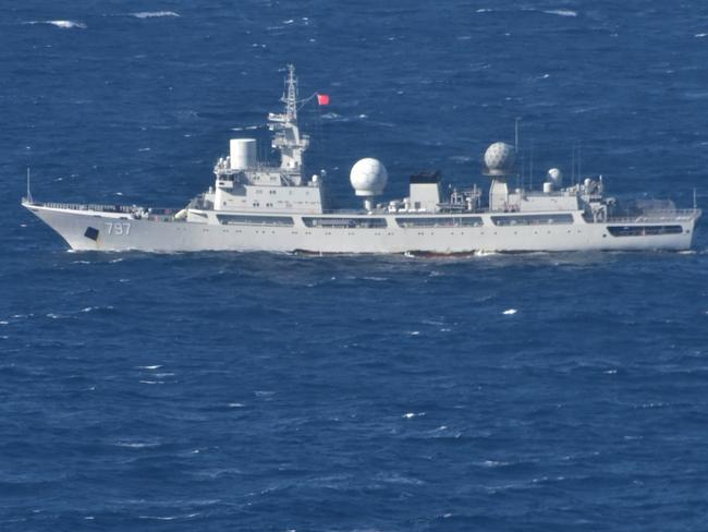 Peopleâs Liberation Army (Navy) General Intelligence Ship Tianguanxing (AGI-797) transits through the Arafura Sea on the morning of 11 July 21. The Tianguanxingâs passage was monitored by Royal Australian Navy Armidale-Class Patrol Boat HMAS Childers and surveillance aircraft assigned to Maritime Border Protection Command on its assessed path to the East coast of Australia to monitor Exercise Talisman Sabre 21 as other vessels of this class have done in previous years. The vessel was operating lawfully in international waters.