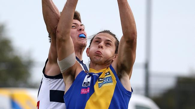 Former Williamstown forward Tristan Davies has been a revelation for the Magpies. Picture: George Salpigtidis