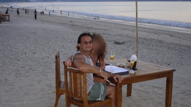 Gus Nosti pictured on holiday back in 2007. Picture: Supplied