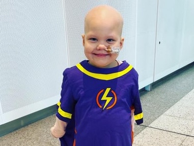 Ivy was diagnosed with Acute Lymphoblastic Leukaemia. Picture: Supplied