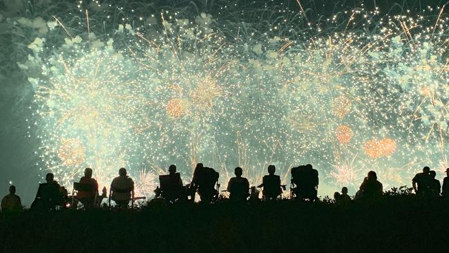 Thousands gather for fireworks on Territory Day, but not this year. Picture: Lisa Vassilakoglou Territory Day 2019