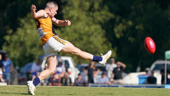 EDFL football: Keilor v Strathmore at Joe Brown Oval. Strathmore player Brendan Butler.  Picture: Valeriu Campan