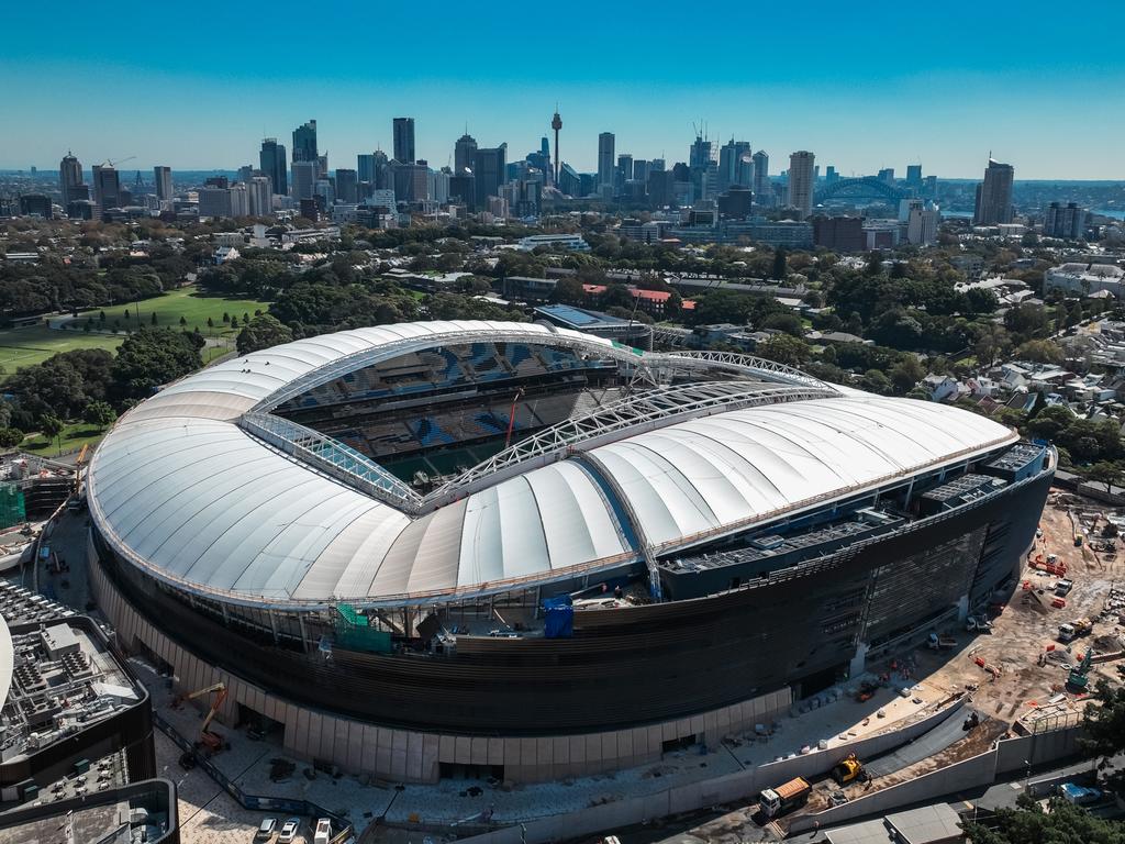 Events bosses described the roof over the Accor Stadium at Homebush as “long overdue”. Picture: Supplied