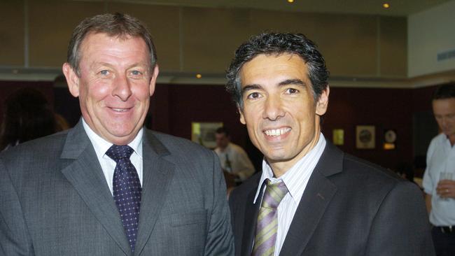 L to R: former Canada Bay Council G.M. Gary Sawyer and Mayor Angelo Tsirekas. Photo: Melanie Russell