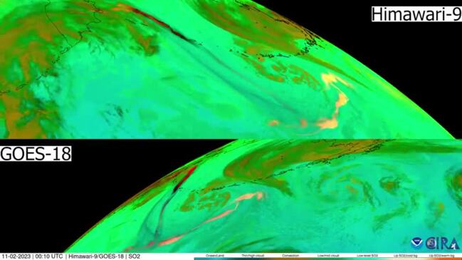 Sulfur Dioxide and Ash From Klyuchevskoy Volcano Keep Spreading Across ...