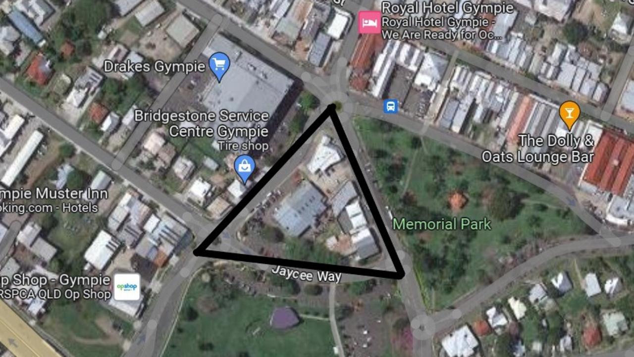 The plan was proposed to be built on three blocks near Memorial Park. One of those blocks remains privately owned by Cooloola Paint and Panel, while the council spent more than $2 million acquiring the other two.