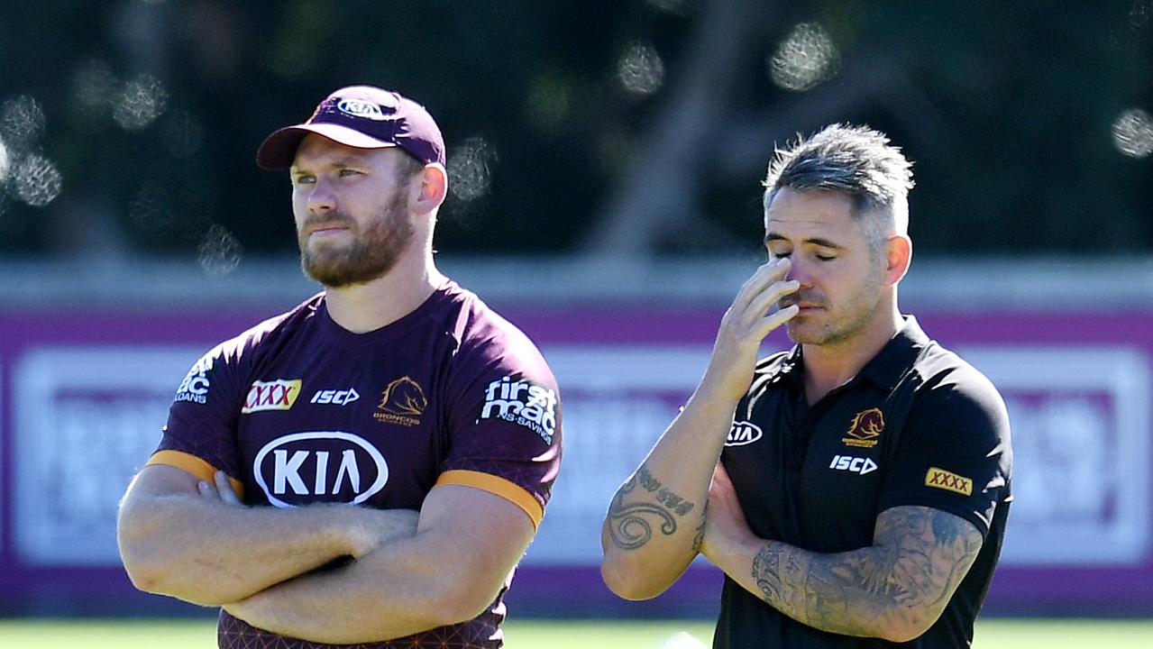 Parker was an assistant coach at the Broncos before a controversial axing at the start of 2021. Picture: AAP.