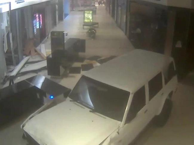 CCTV captures ram raid at Forest Hill