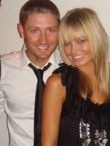 Michael Clarke and Lara Bingle. Picture: Facebook