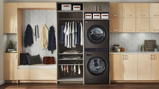 LG appliances can be stacked, Picture: The Good Guys