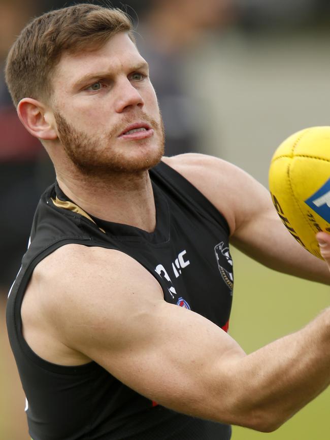 Taylor Adams is back for the Magpies. Picture: Getty Images