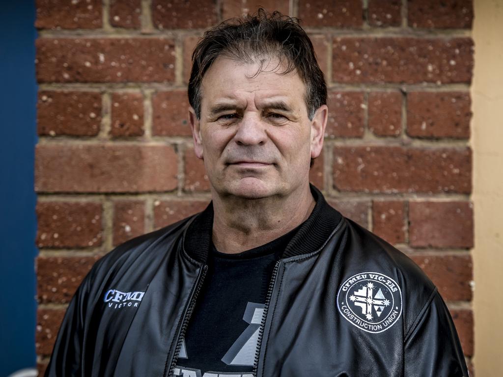 John Setka stood down as Victorian CFMEU leader in July. Picture: Roy VanDerVegt