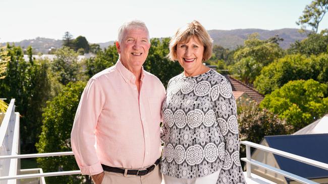 South Australians Kevin and Julie Williams have retired to leafy green suburb of Glenside. Picture: Tim Joy