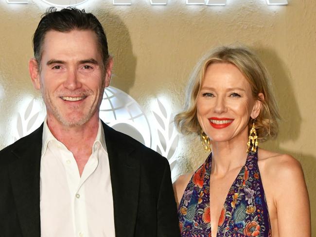 FILE: Naomi Watts and Billy Crudup have announced that they are married in an Instagram post. BAIE DE SAINT JEAN, SAINT BARTHELEMY - DECEMBER 29: (L-R) Billy Crudup and Naomi Watts attend the LuisaViaRoma for UNICEF Winter Gala at Emeraude on December 29, 2022 in St Barths. (Photo by Craig Barritt/Getty Images for LuisaViaRoma)