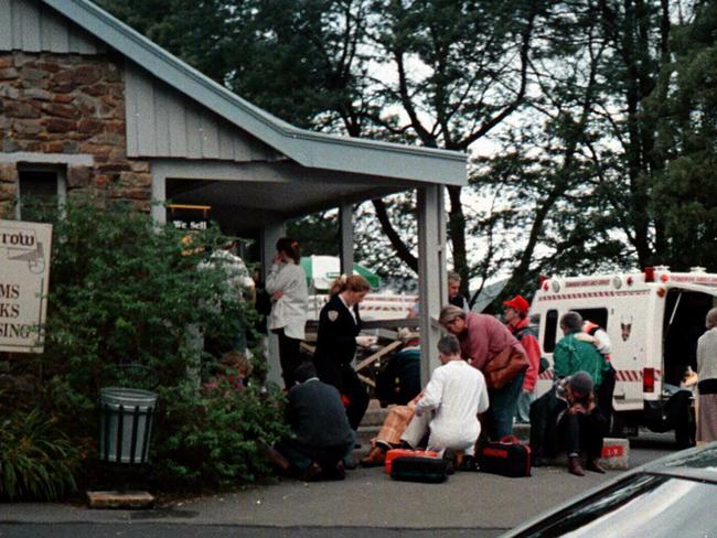 In the Broad Arrow Cafe, Bryant began his rampage. He finished his meal then started shooting, killing 12 people and wounding another ten.