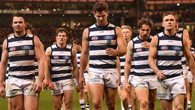 Geelong went down to Richmond.
