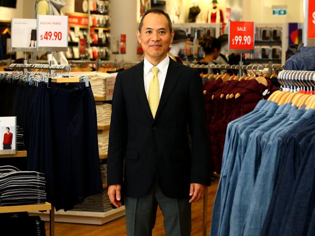 Uniqlo Australia chief executive Shoichi Miyasaka. Photo: David Clark