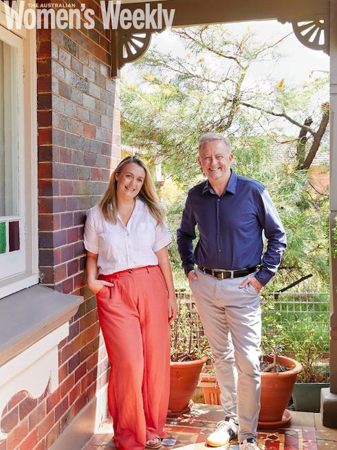 Anthony Albanese and his partner of two years Jodie Haydon. Picture: Alana Landsberry/Are Media via NCA NewsWire