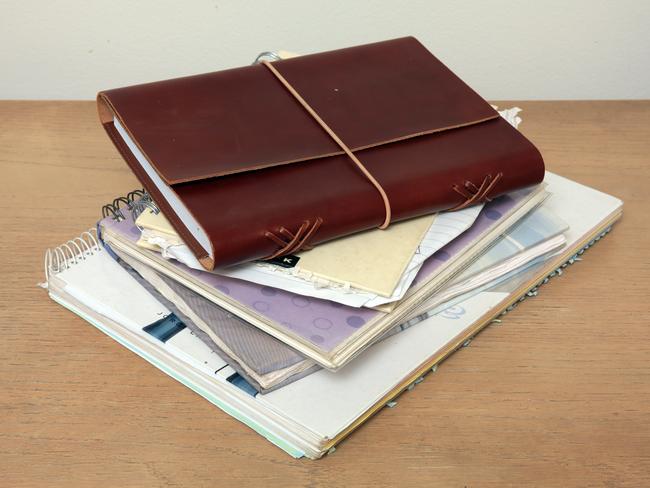 Songwriting books: I have at least 30 books and the majority of the lyrics I would never use. About one page out of 100 pages would turn into a song, but I keep all the books from 2004. It’s really funny to look back and see how I felt on a particular day. Was I really that sad? Did he break my heart that badly?