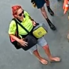 Police are seeking to speak to this woman, who they believe may be able to assist them with their investigation into the alleged theft of a power tool from a Burleigh Waters hardware store in March.