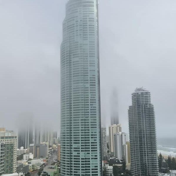 Fog blankets the Gold Coast this morning. Picture: Supplied