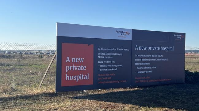 The $15m site of a private hospital to be developed at Coach St, Cobblebank