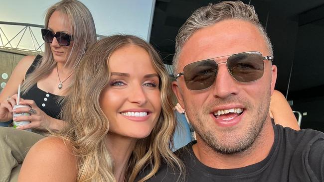 Lucy Graham has hinted she may soon walk down the aisle with former NRL player Sam Burgess.