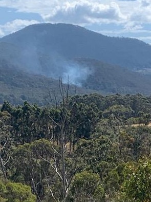 Crabtree Road fires from Mountain River Rd. February 22, 2024. Picture: Bulk Nutrients