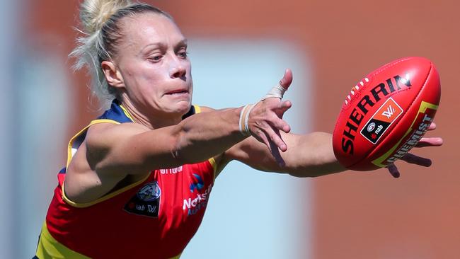 AFL Women’s star Erin Phillips admits she used to hesitate to speak out. Picture: Getty Images