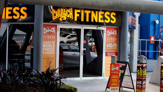 The woman was attacked in the car park of the Crunch Fitness gym in Alexandria on Wednesday afternoon. Picture: Nikki Short