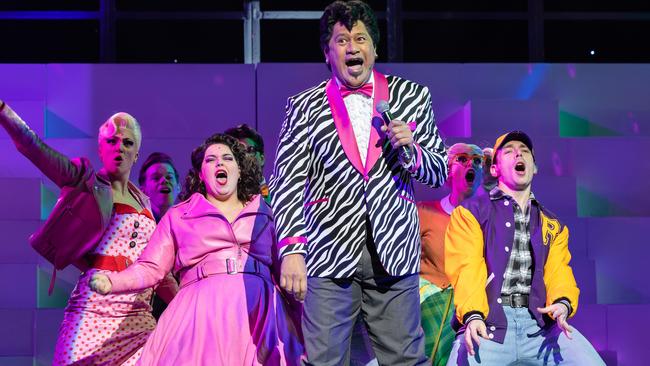 Jay Laga'aia is starring as Teen Angel in Grease. Picture: Jason Edwards