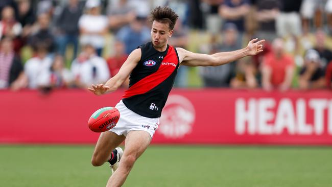 The Bombers have some questions to answer. Among them, will Nic Martin thrive at halfback? Picture: Dylan Burns/AFL Photos via Getty Images