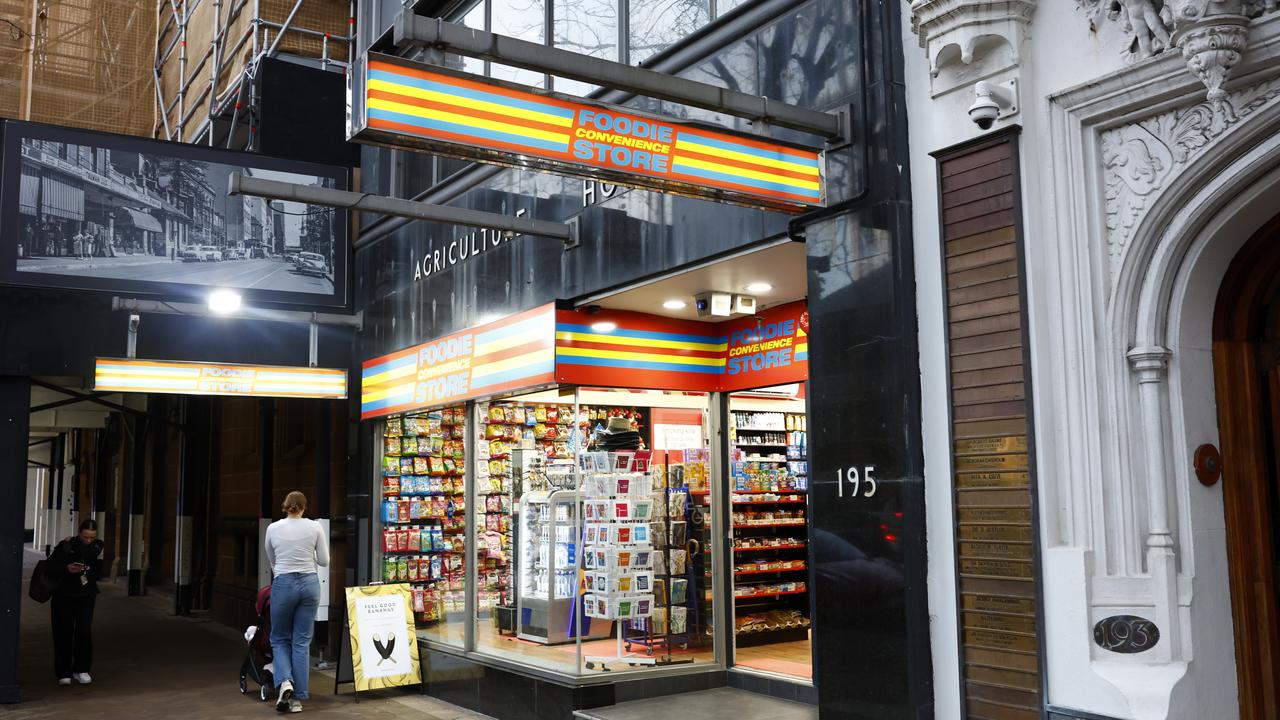The Foodie Convenience Store on Macquarie Street directly opposite NSW Parliament House. Picture: Jonathan Ng