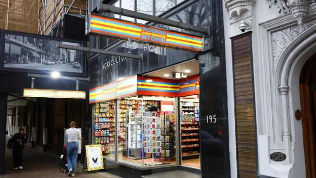 The Foodie Convenience Store on Macquarie Street directly opposite NSW Parliament House. Picture: Jonathan Ng