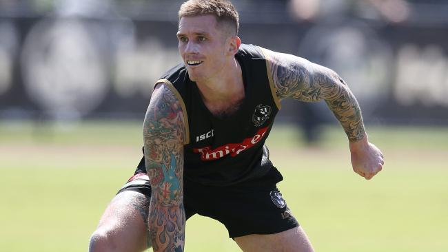 Dayne Beams will wear No.11 in his return to Collingwood. Picture: Michael Klein