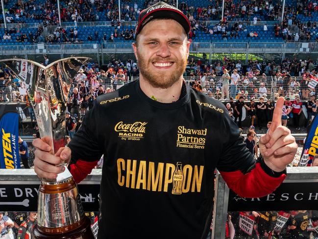 ADELAIDE, AUSTRALIA - NOVEMBER 26: Brodie Kostecki driver of the #99 Coca-Cola Racing Chevrolet Camaro ZL1 during the VAILO Adelaide 500, part of the 2023 Supercars Championship Series at Adelaide Street Circuit, on November 26, 2023 in Adelaide, Australia. (Photo by Daniel Kalisz/Getty Images)