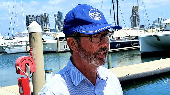 Gold Coast Waterways Authority CEO Hal Morris. Picture: Luke Mortimer