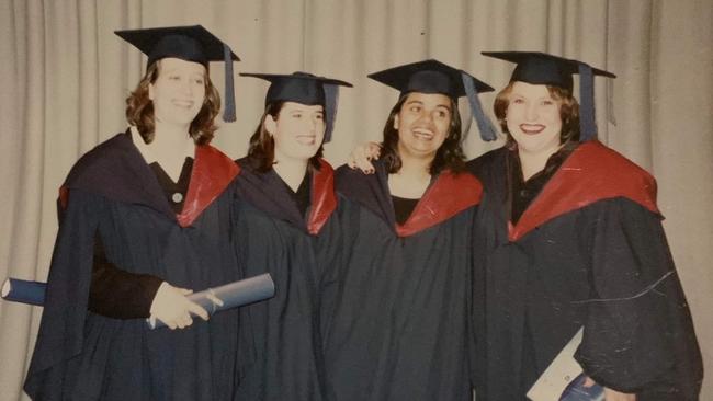 Nicole graduating at university in Warrnambool, Victoria. Picture: SUPPLIED