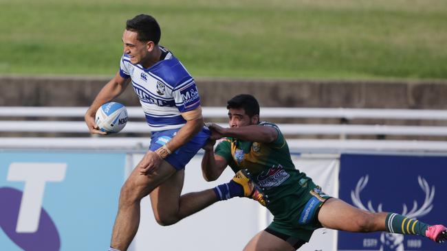 Smith pictured playing for the Bulldogs in the 2016 NSW Cup season.