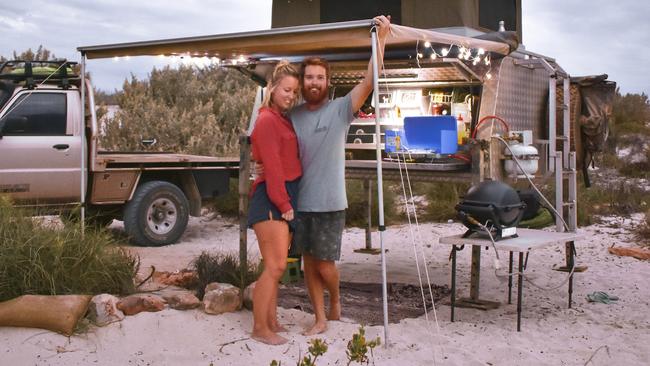 Faye Martin and Max Dalton at Warroora Station on Australia's Coral Coast.