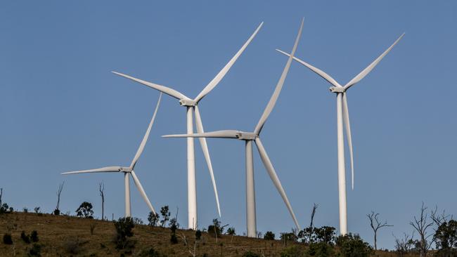 Coopers Gap Wind Farm, Boyenside. Picture: Dominic Elsome