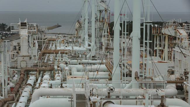 TotalEnergies says that its new LNG gas project in Papua New Guinea will boost energy security in the region. (Photo by Norbert Fellechner – Pool/Getty Images)